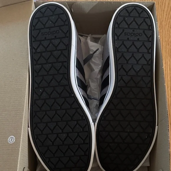 adidas Gray and Black Men's Sneakers - Picture 5 of 7